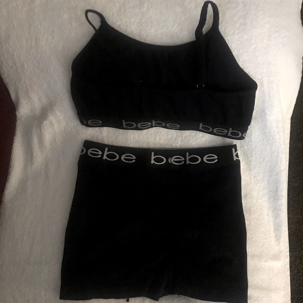 BeBe Sleep / Active Or just lang in Top size Medium Shorts size XL Color Black